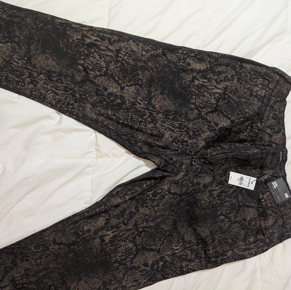 Brand New Sz 14 Snake Print Express Pants
